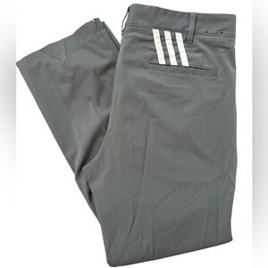 Adidas‎ Men’s Gray Golf Pants Size 35x30 Logo Sports Casual Golfer Athletic